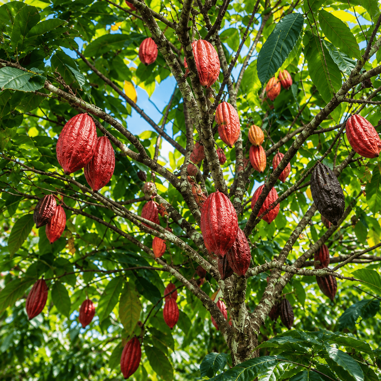 Árbol de Cacao en Finca La Rosita