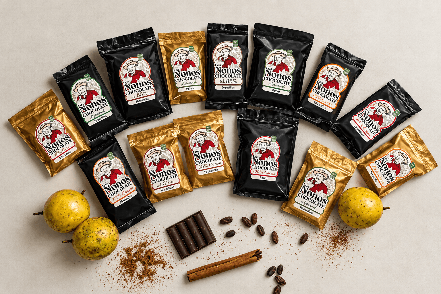 Todas las presentaciones Chocolate Los Nonos