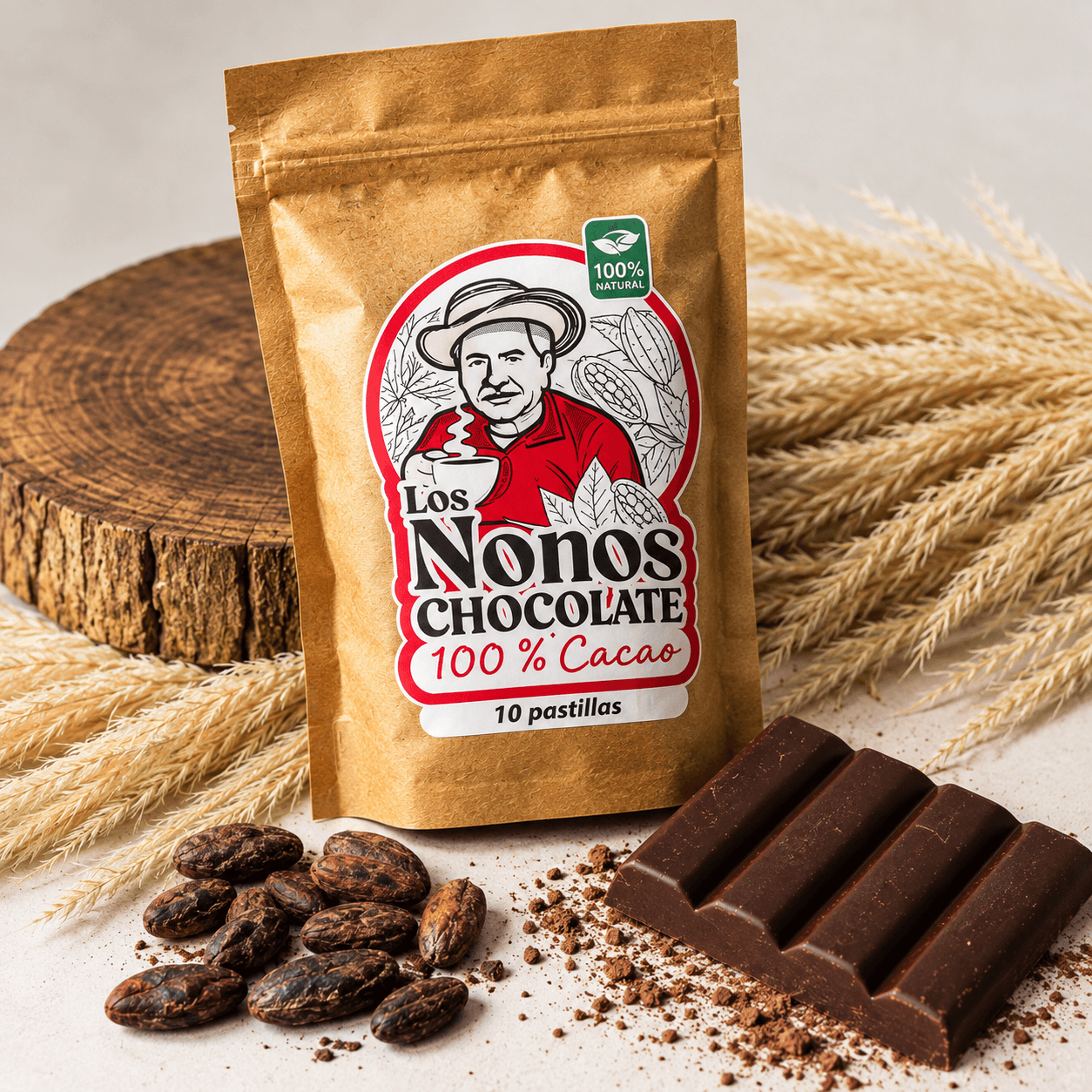 Chocolate de Mesa 100% Puro (200g)