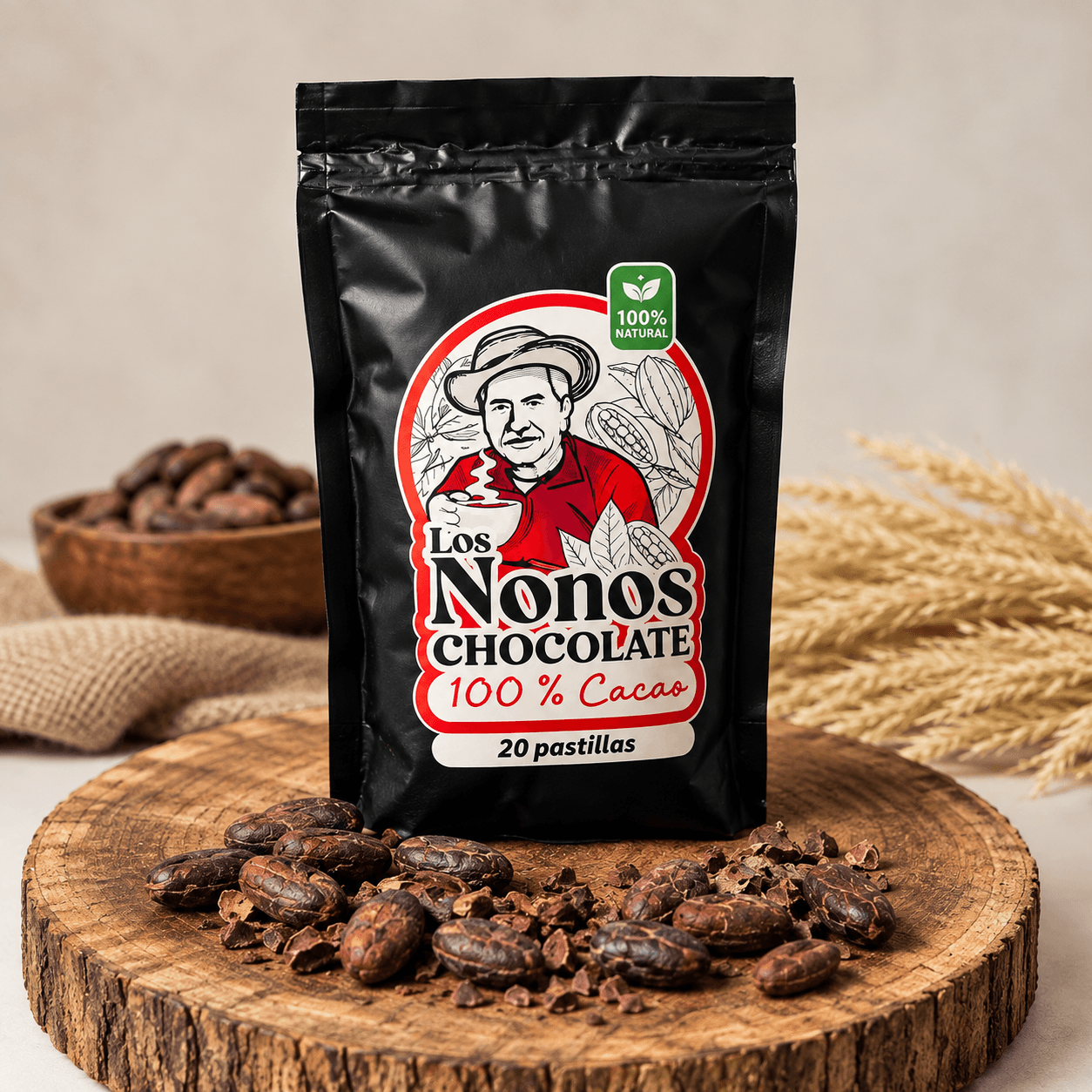 Pastilla 400g 20 pastillas Chocolate Los Nonos