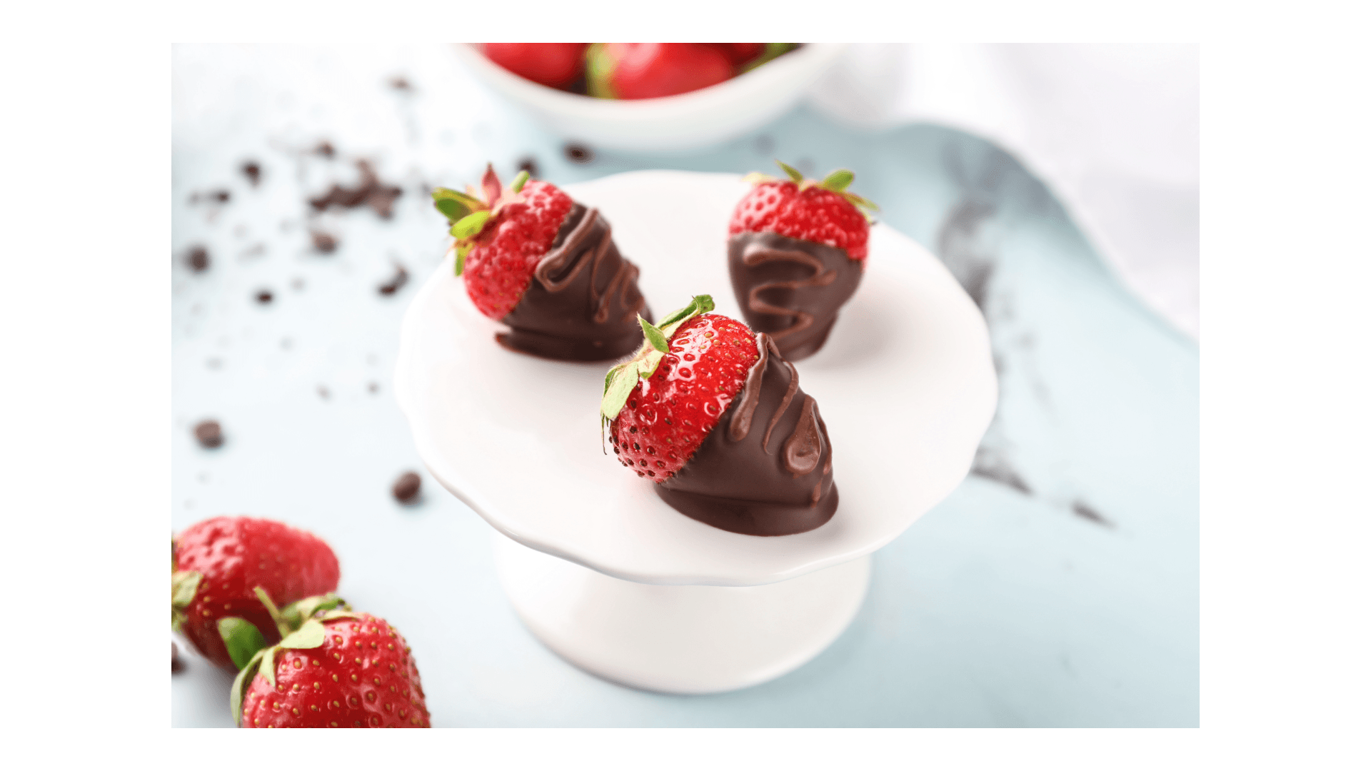 Fresas con Chocolate y Crema